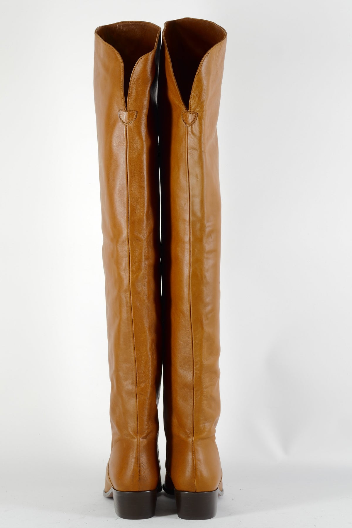 BUUTS Tommy Hilfiger Overknees Leder cognac 224068-5