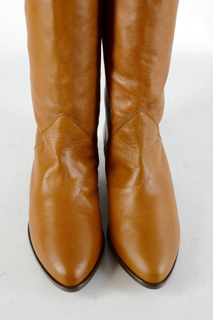 BUUTS Tommy Hilfiger Overknees Leder cognac 224068-7
