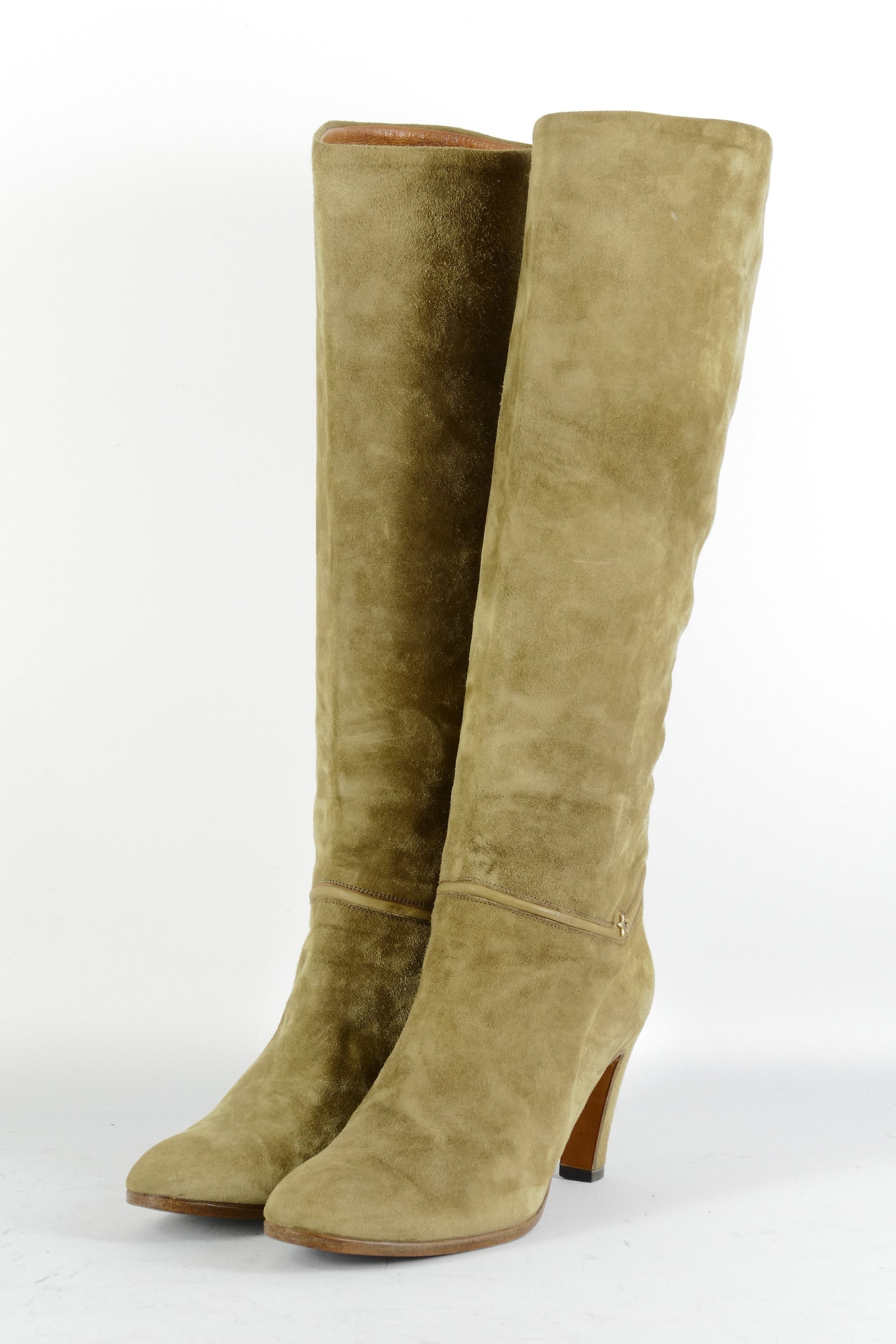BUUTS Bargif Vintage-Stiefel Wildleder schlamm 224070-2