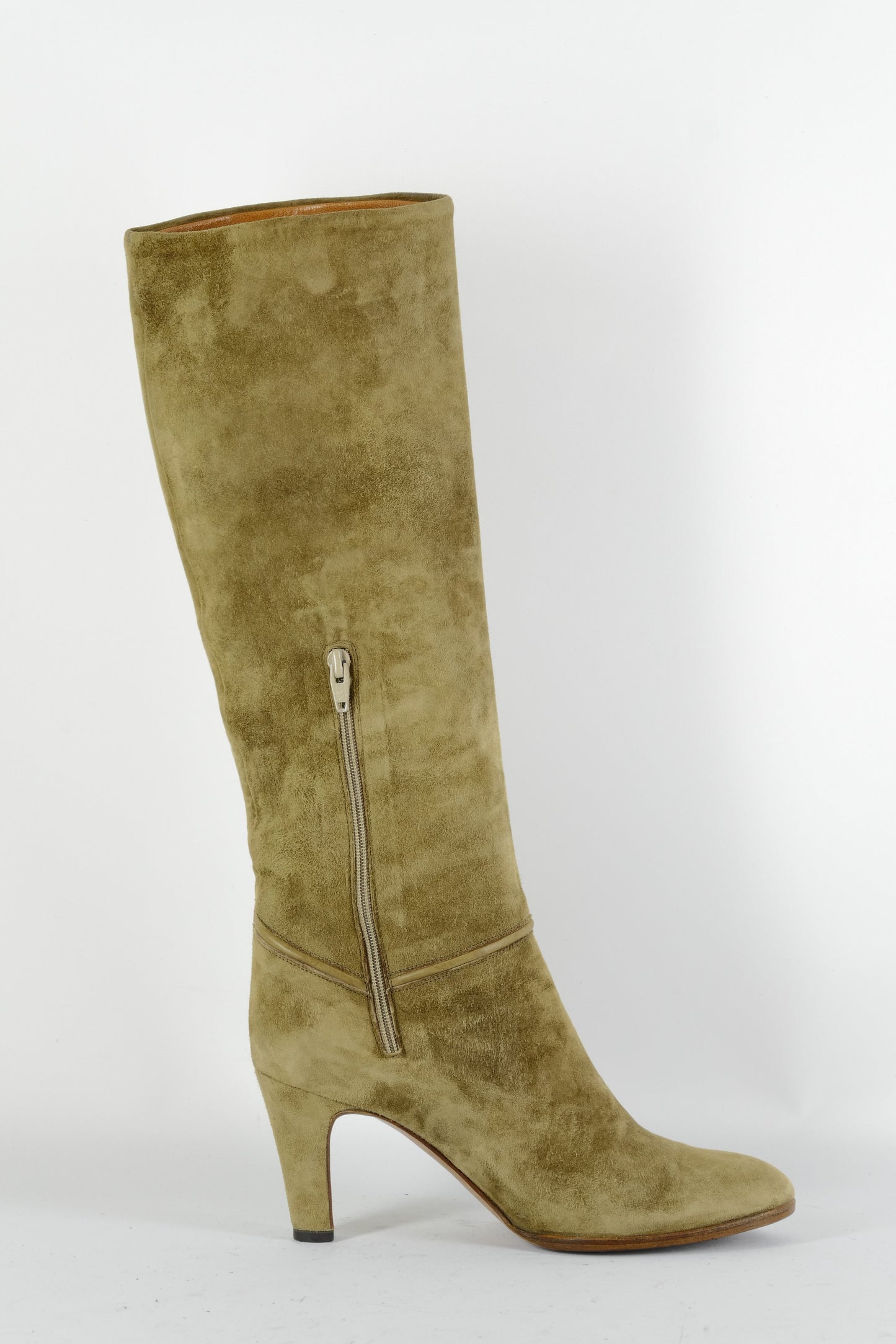 BUUTS Bargif Vintage-Stiefel Wildleder schlamm 224070-3