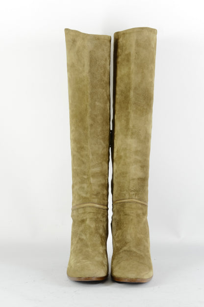 BUUTS Bargif Vintage-Stiefel Wildleder schlamm 224070-4