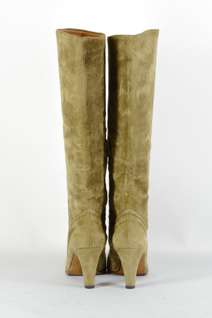 BUUTS Bargif Vintage-Stiefel Wildleder schlamm 224070-5