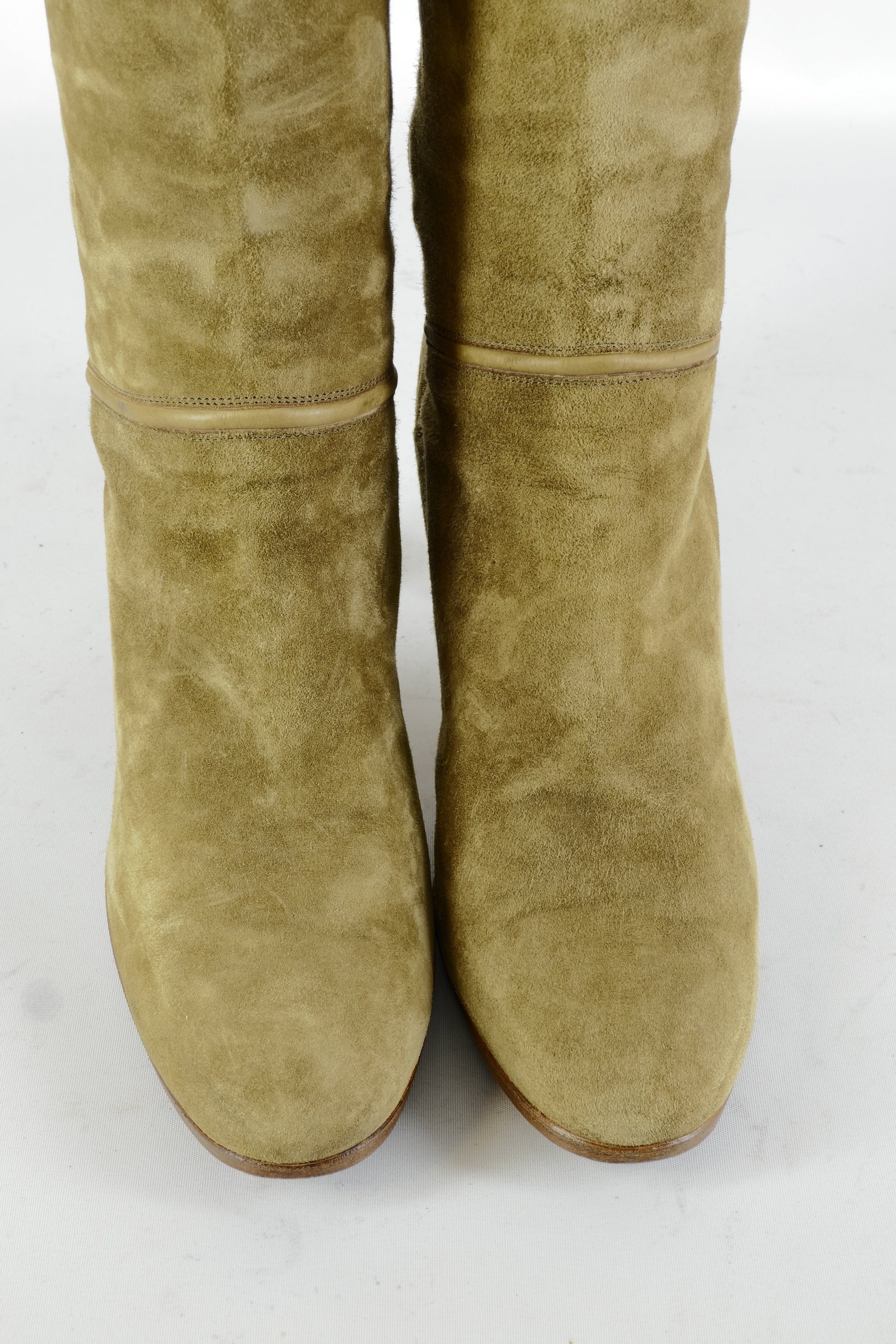 BUUTS Bargif Vintage-Stiefel Wildleder schlamm 224070-7