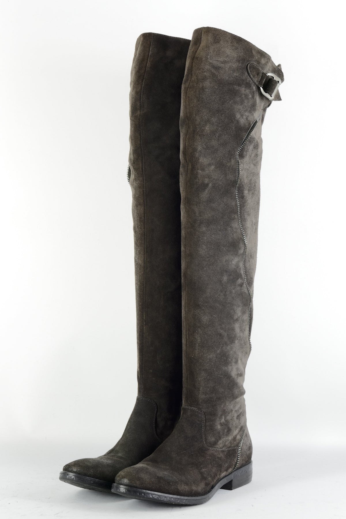 BUUTS FruIT Overknees Wildleder anthrazit 224071-2