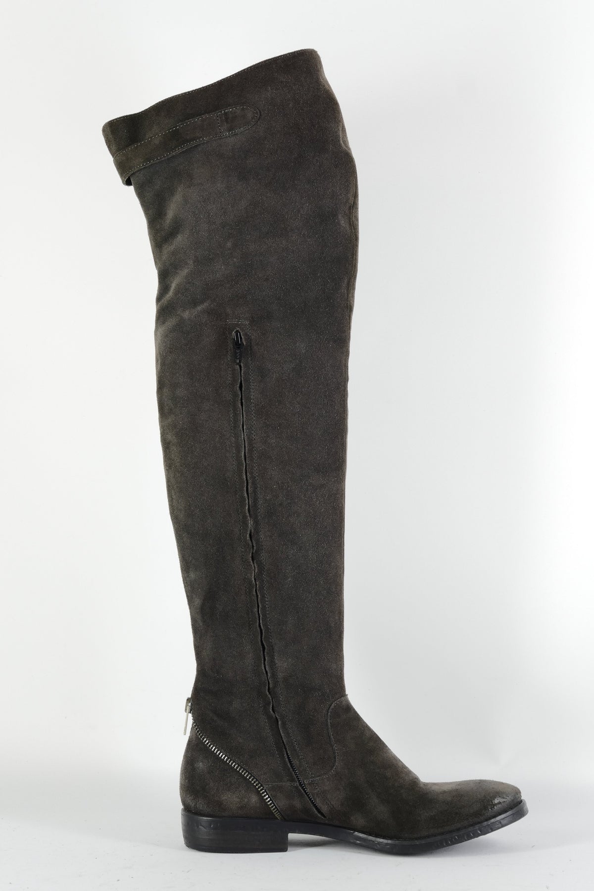 BUUTS FruIT Overknees Wildleder anthrazit 224071-3