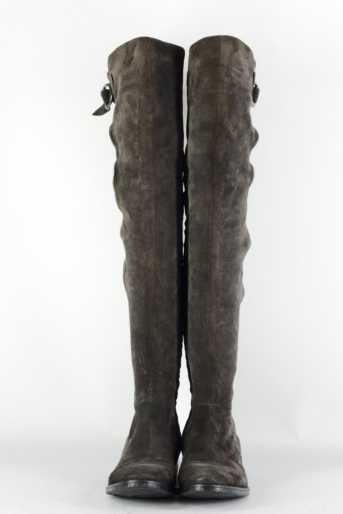 BUUTS FruIT Overknees Wildleder anthrazit 224071-4