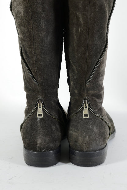 BUUTS FruIT Overknees Wildleder anthrazit 224071-6