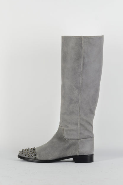 BUUTS Patrizia Pepe Stiefel Wildleder grau 224076-1