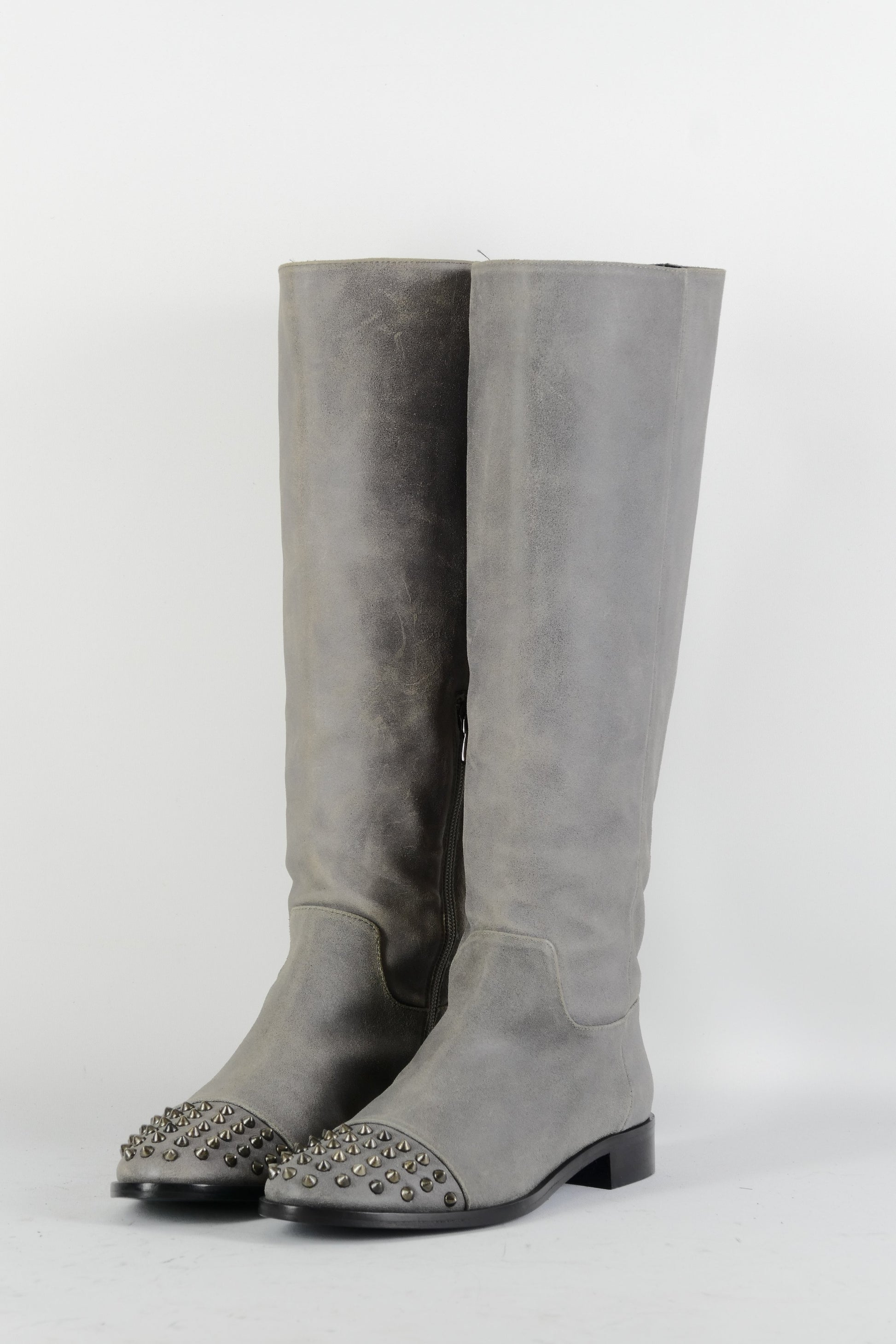BUUTS Patrizia Pepe Stiefel Wildleder grau 224076-2