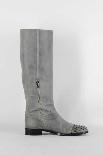 BUUTS Patrizia Pepe Stiefel Wildleder grau 224076-3