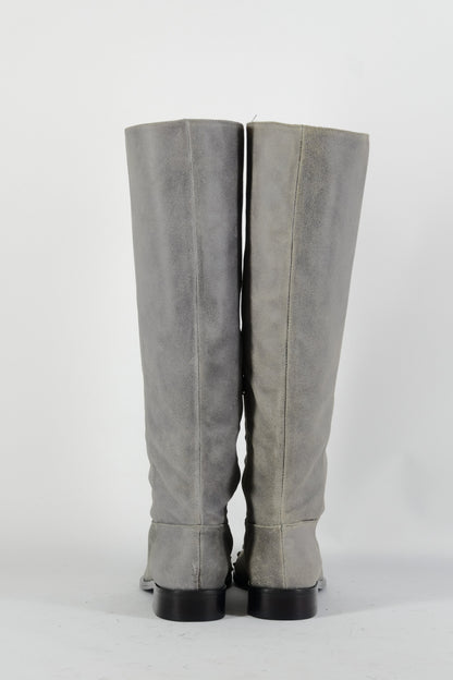 BUUTS Patrizia Pepe Stiefel Wildleder grau 224076-5