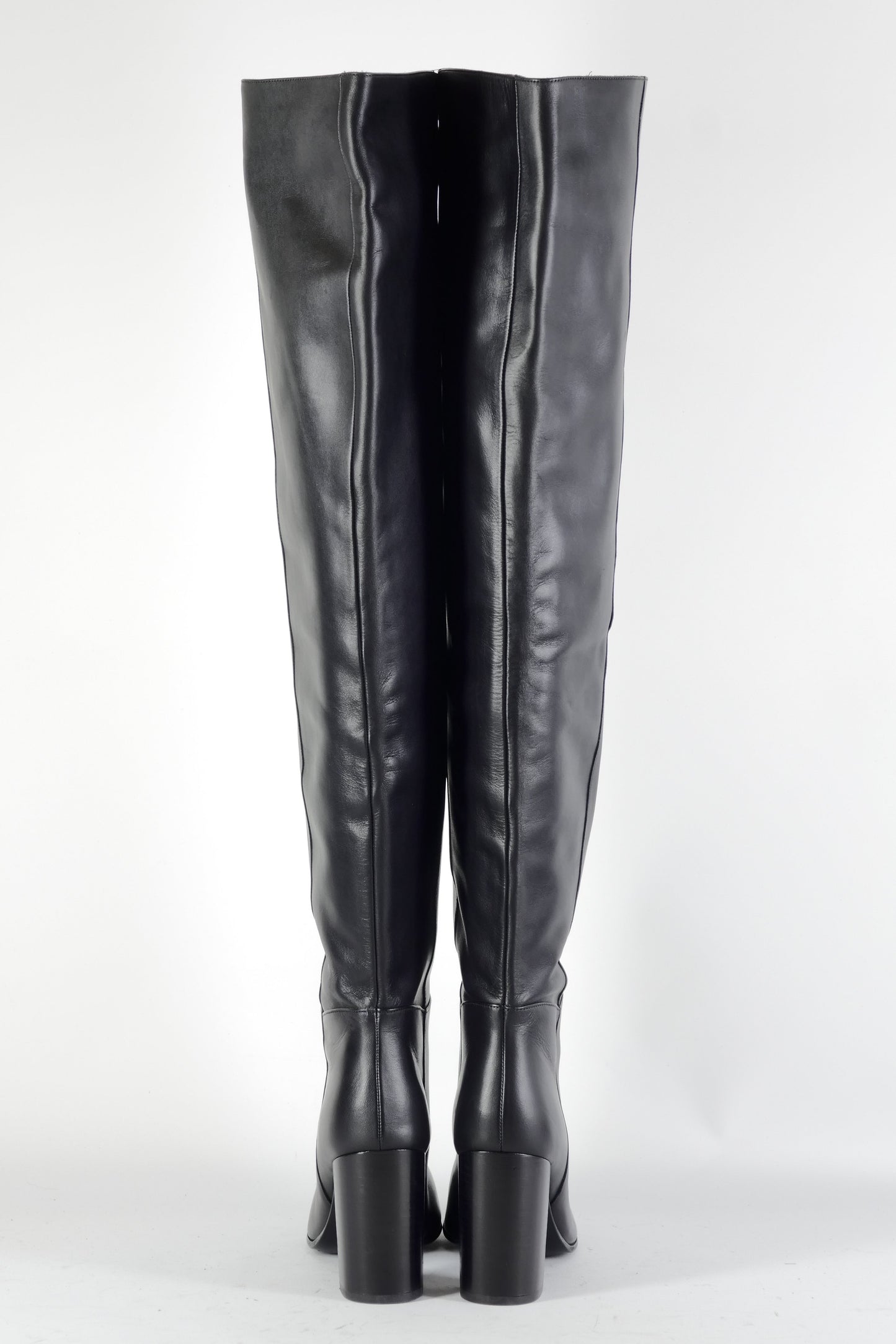BUUTS Maje Overknees Leder schwarz 224077-5
