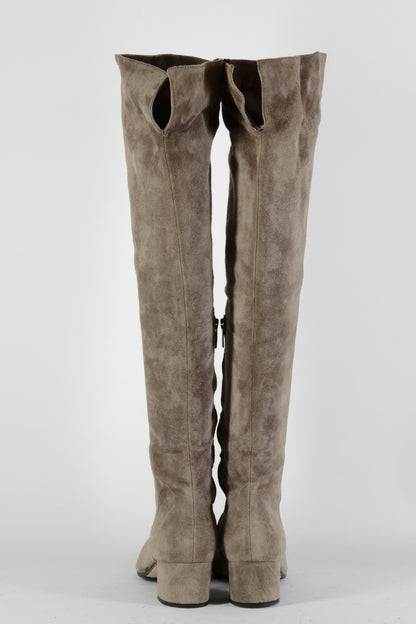 BUUTS The Seller Hohe Stiefel Wildleder grau 224081-5