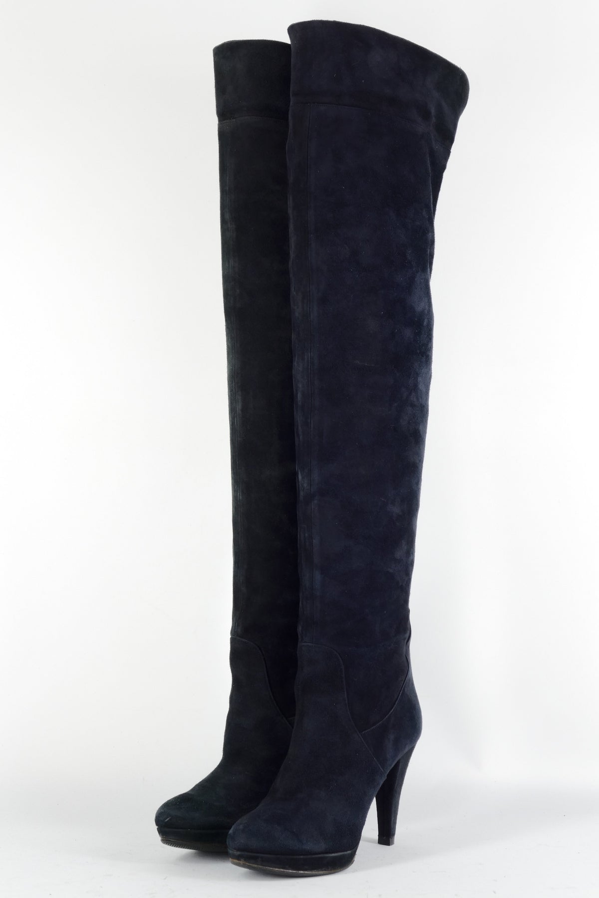 BUUTS L'Amour by Albano Overknees Wildleder schwarz 224082-2