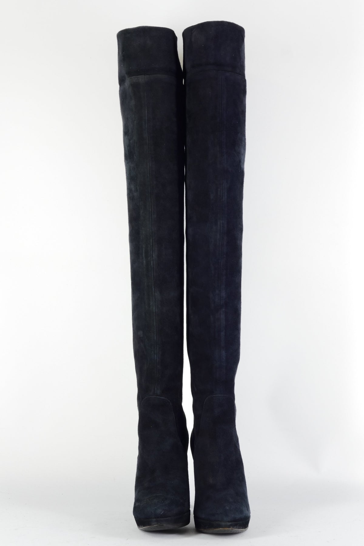 BUUTS L'Amour by Albano Overknees Wildleder schwarz 224082-4
