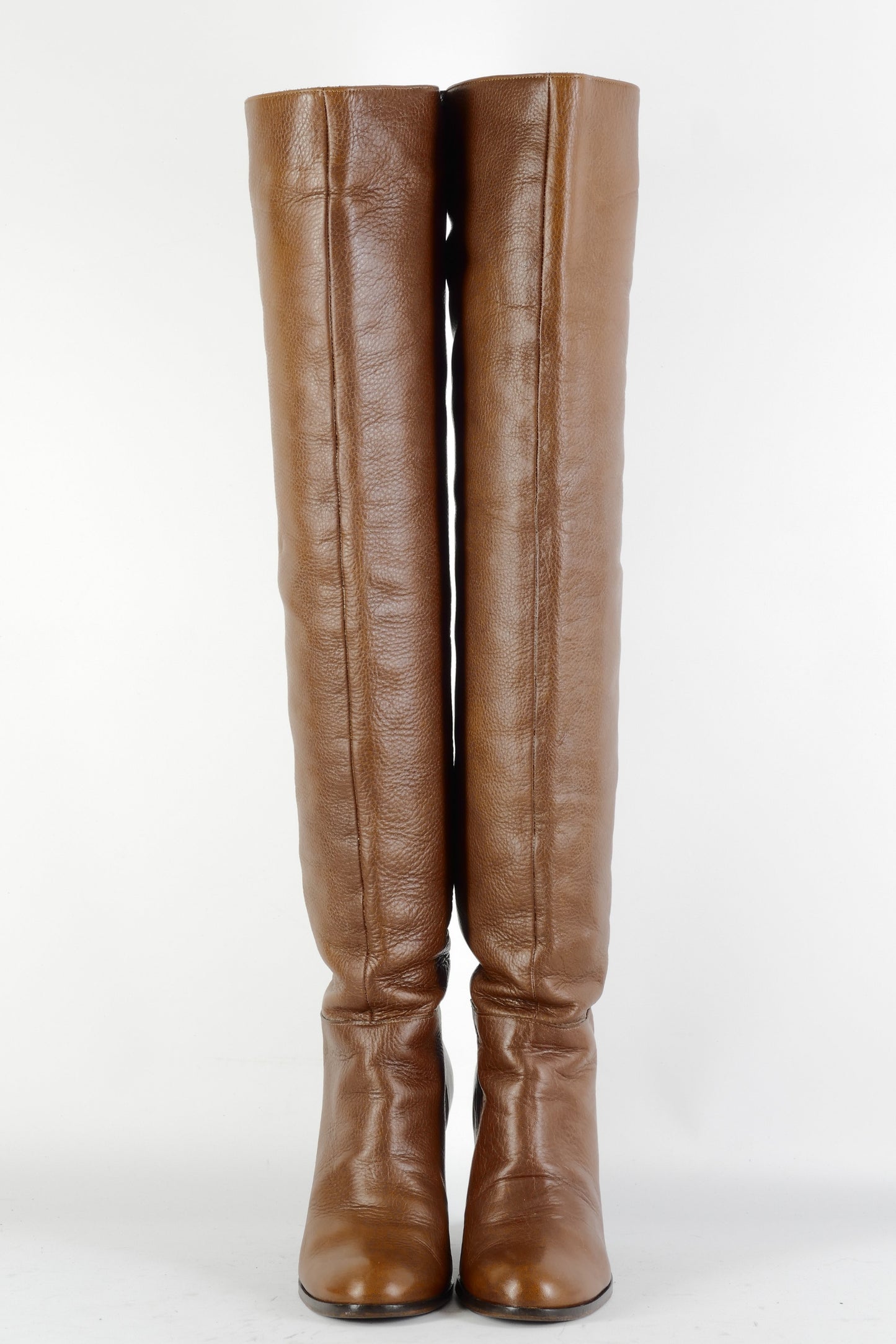 BUUTS Cosmoparis Overknees Leder mittelbraun 224083-4