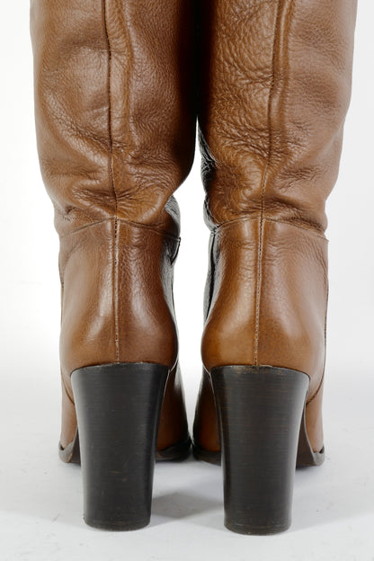 BUUTS Cosmoparis Overknees Leder mittelbraun 224083-6