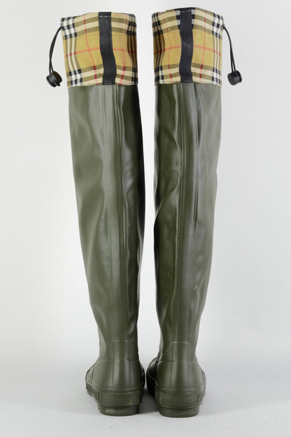 BUUTS Burberry Gummistiefel oliv 224084-5