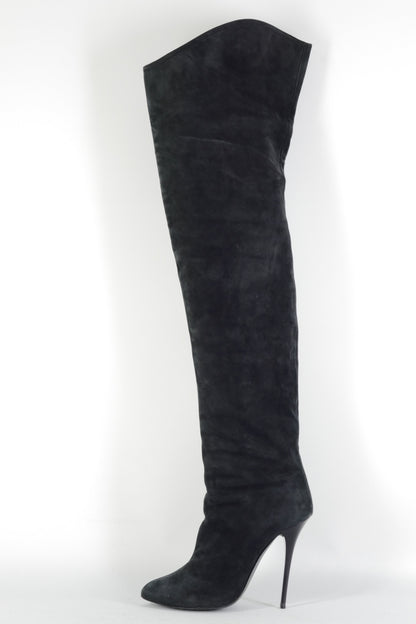 BUUTS Giuseppe Zanotti Overknees Wildleder anthrazit 224085-1