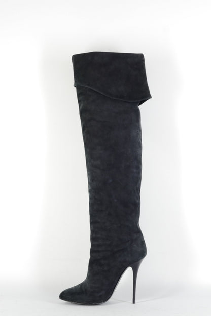 BUUTS Giuseppe Zanotti Overknees Wildleder anthrazit 224085-11