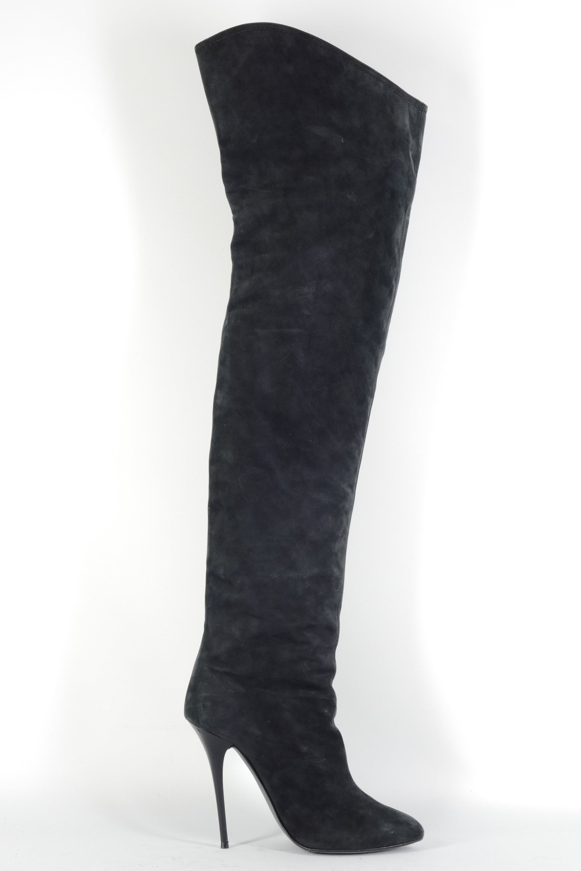 BUUTS Giuseppe Zanotti Overknees Wildleder anthrazit 224085-3