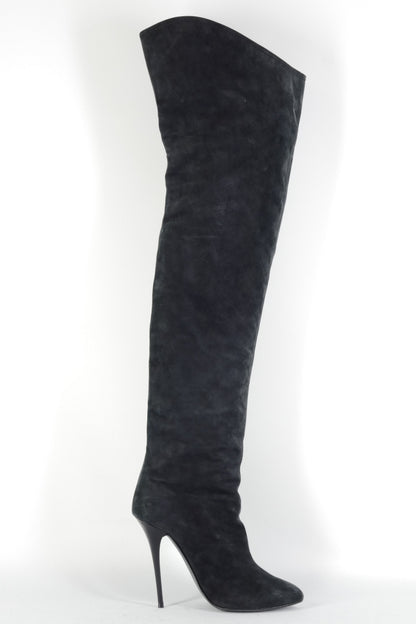 BUUTS Giuseppe Zanotti Overknees Wildleder anthrazit 224085-3