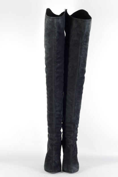BUUTS Giuseppe Zanotti Overknees Wildleder anthrazit 224085-4