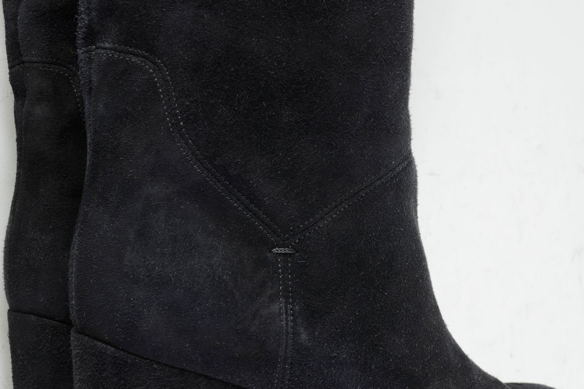BUUTS L'Autre Chose Hohe Stiefel Wildleder schwarz 224086-9