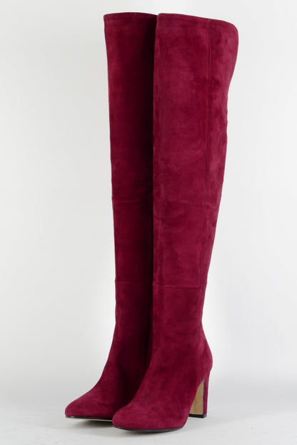 BUUTS Marc Ellis Overknees Wildleder bordeaux 224087-2