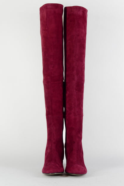 BUUTS Marc Ellis Overknees Wildleder bordeaux 224087-4
