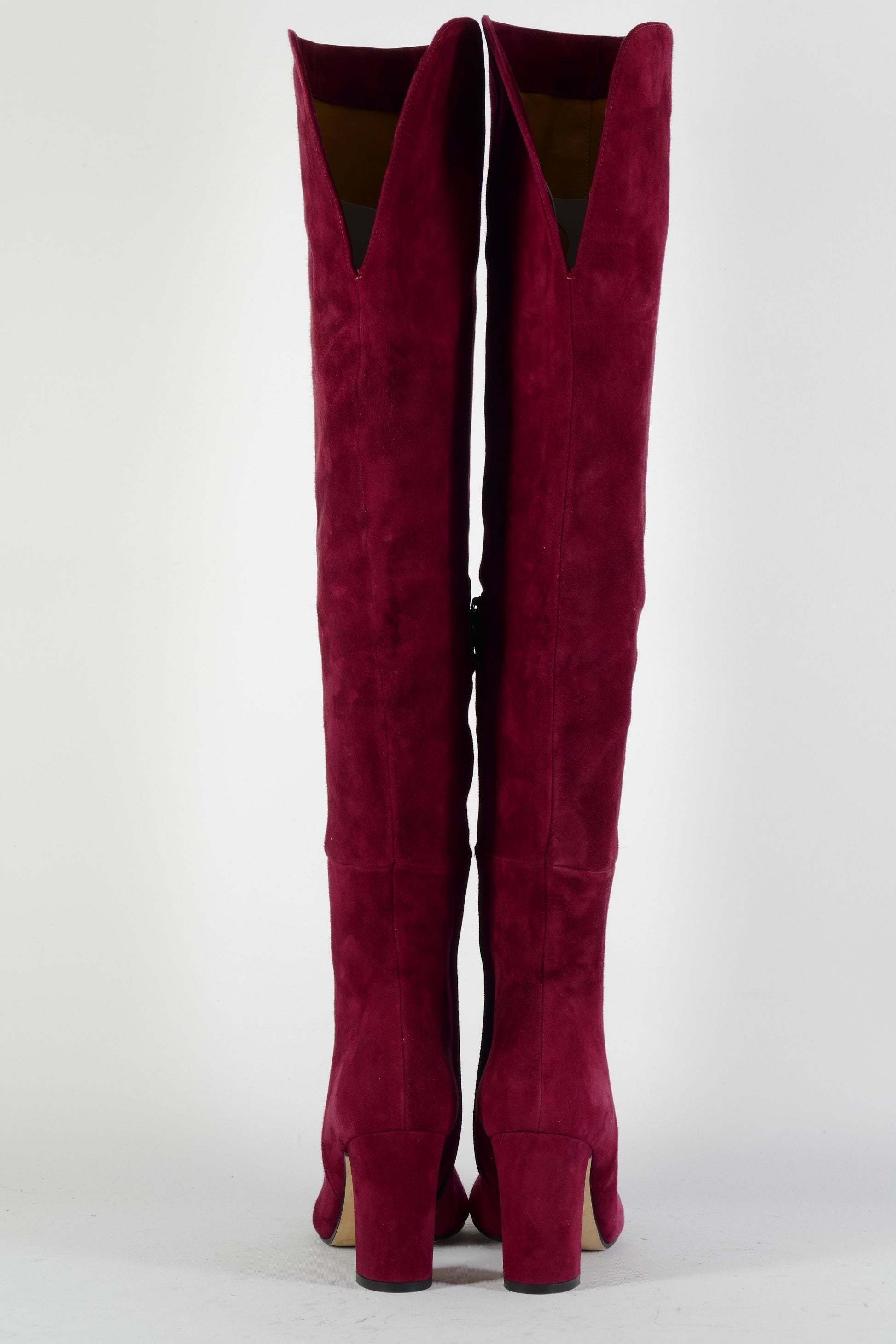 BUUTS Marc Ellis Overknees Wildleder bordeaux 224087-5
