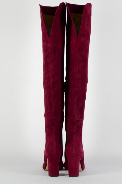BUUTS Marc Ellis Overknees Wildleder bordeaux 224087-5
