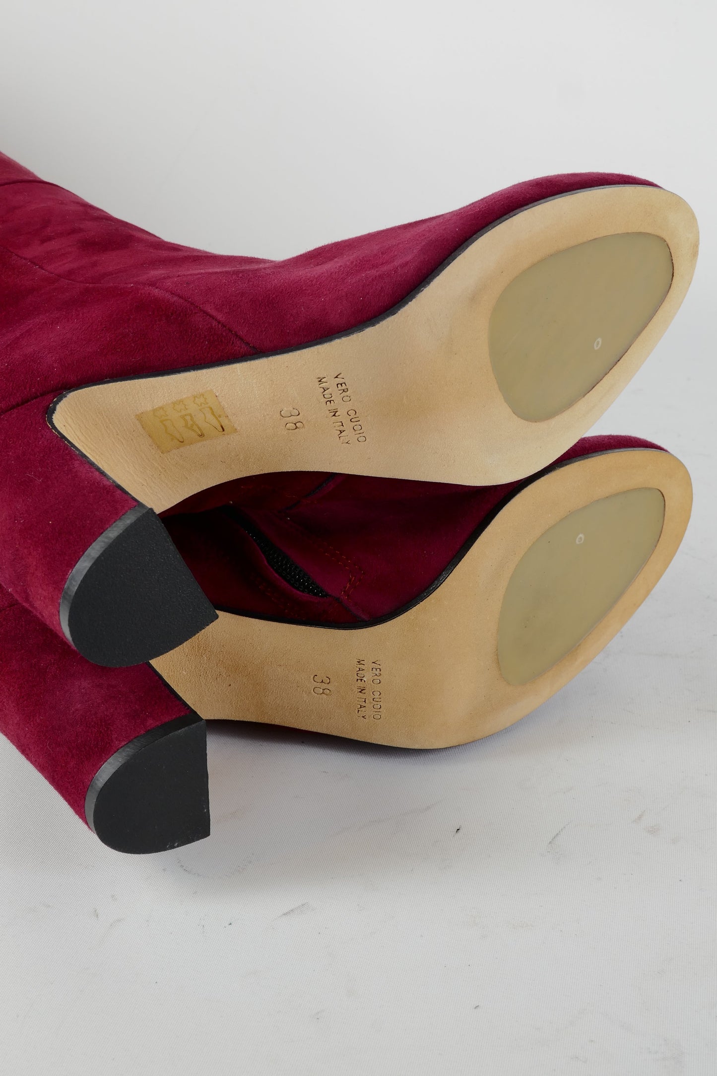 BUUTS Marc Ellis Overknees Wildleder bordeaux 224087-8