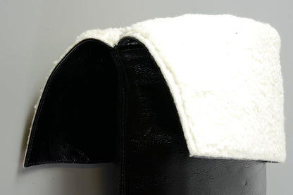 BUUTS Zara Overknees Leder schwarz 224088-11