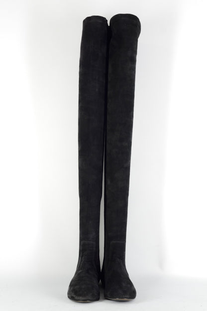 BUUTS Isabel Marant Etoile Overknees Wildleder schwarz 224089-4