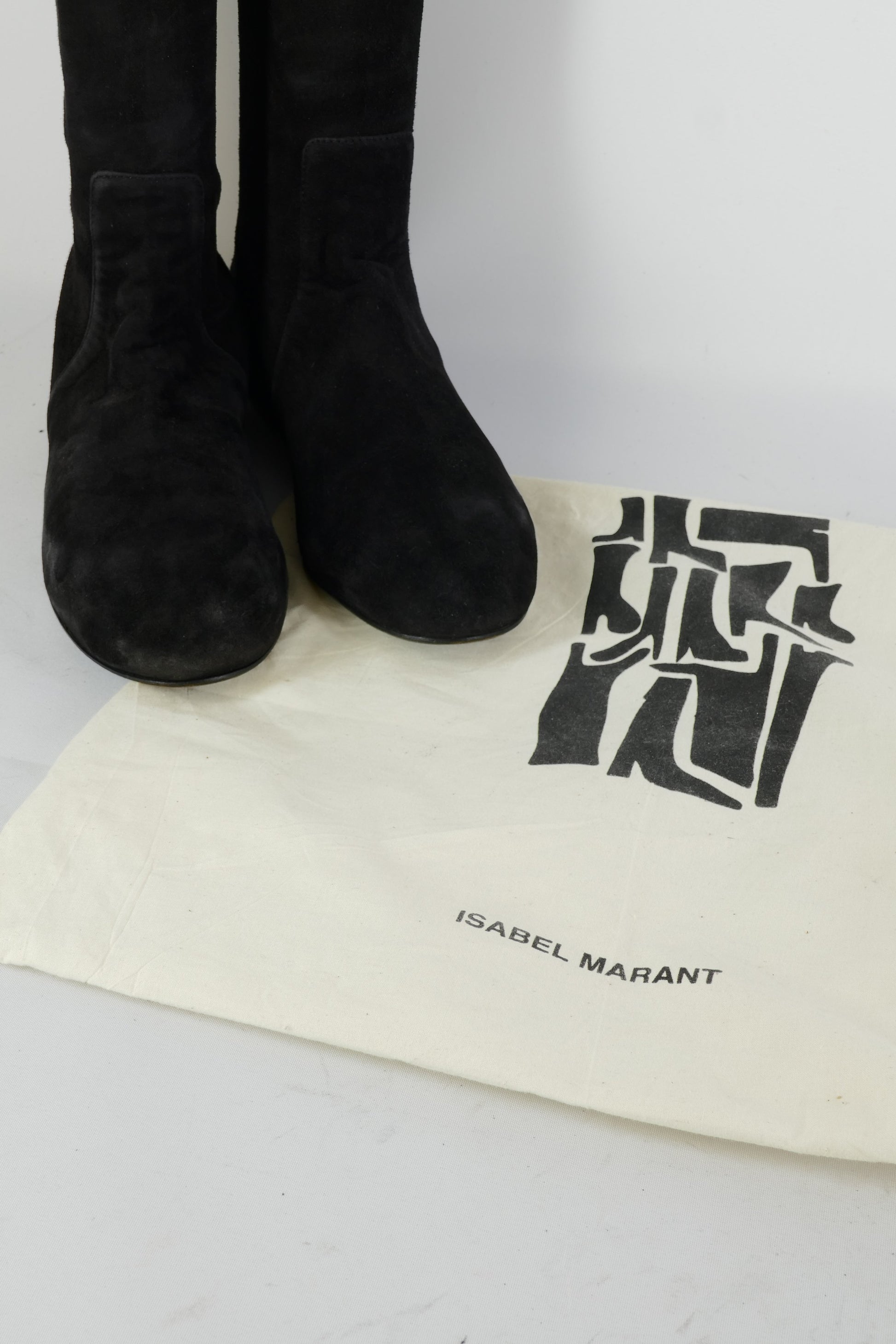 BUUTS Isabel Marant Etoile Overknees Wildleder schwarz 224089-9