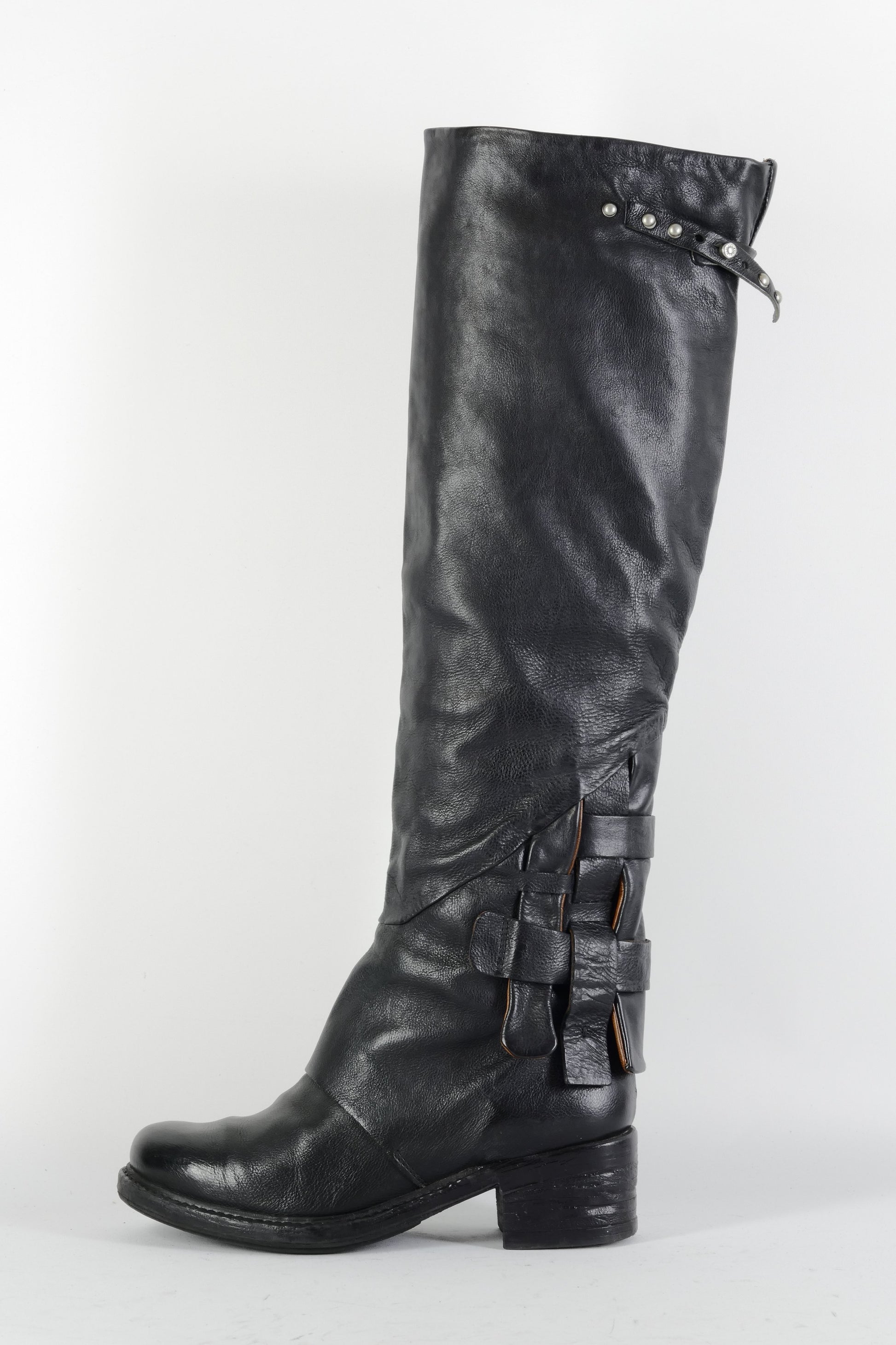 BUUTS AS98 Hohe Stiefel Leder schwarz 224092-1