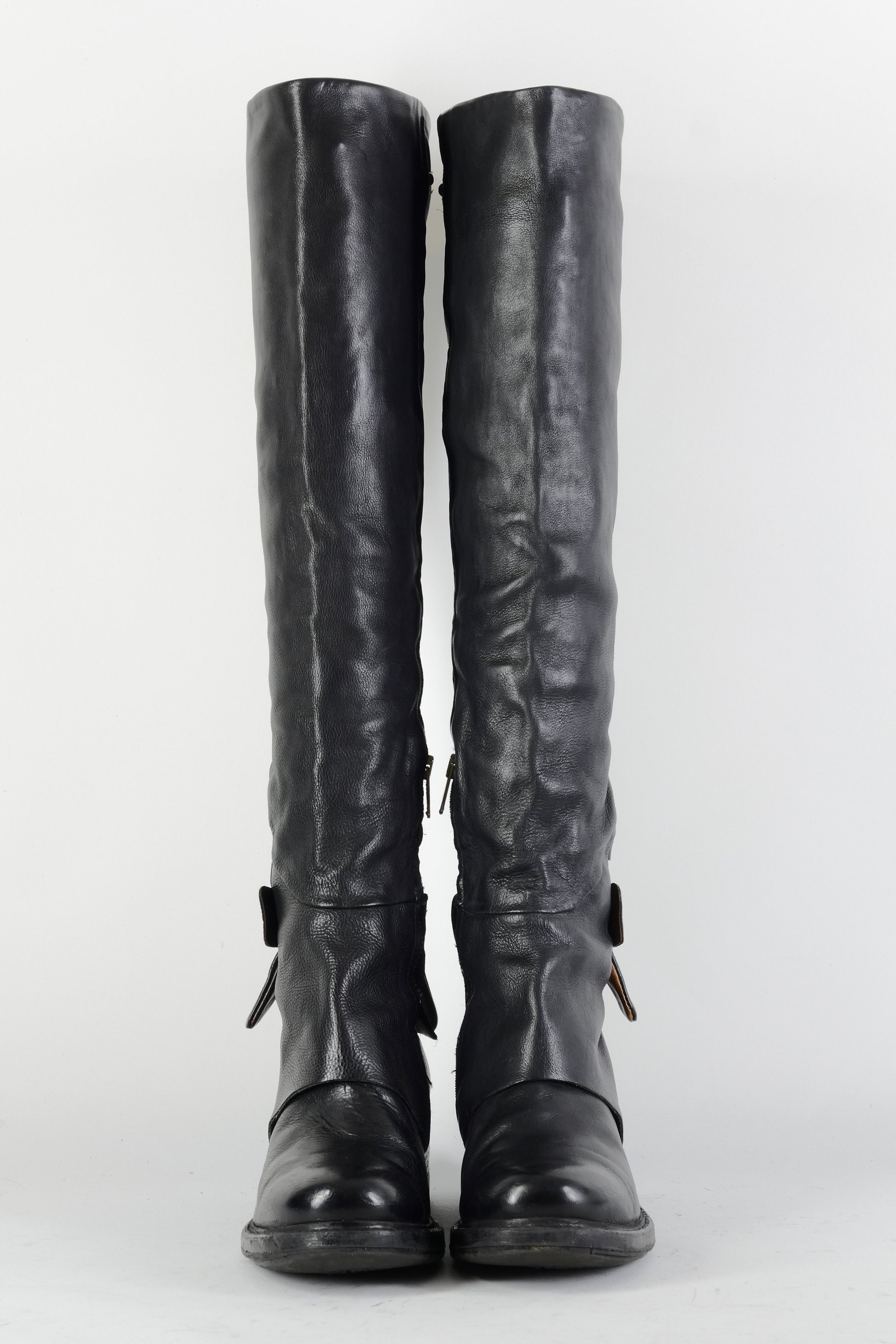 BUUTS AS98 Hohe Stiefel Leder schwarz 224092-4