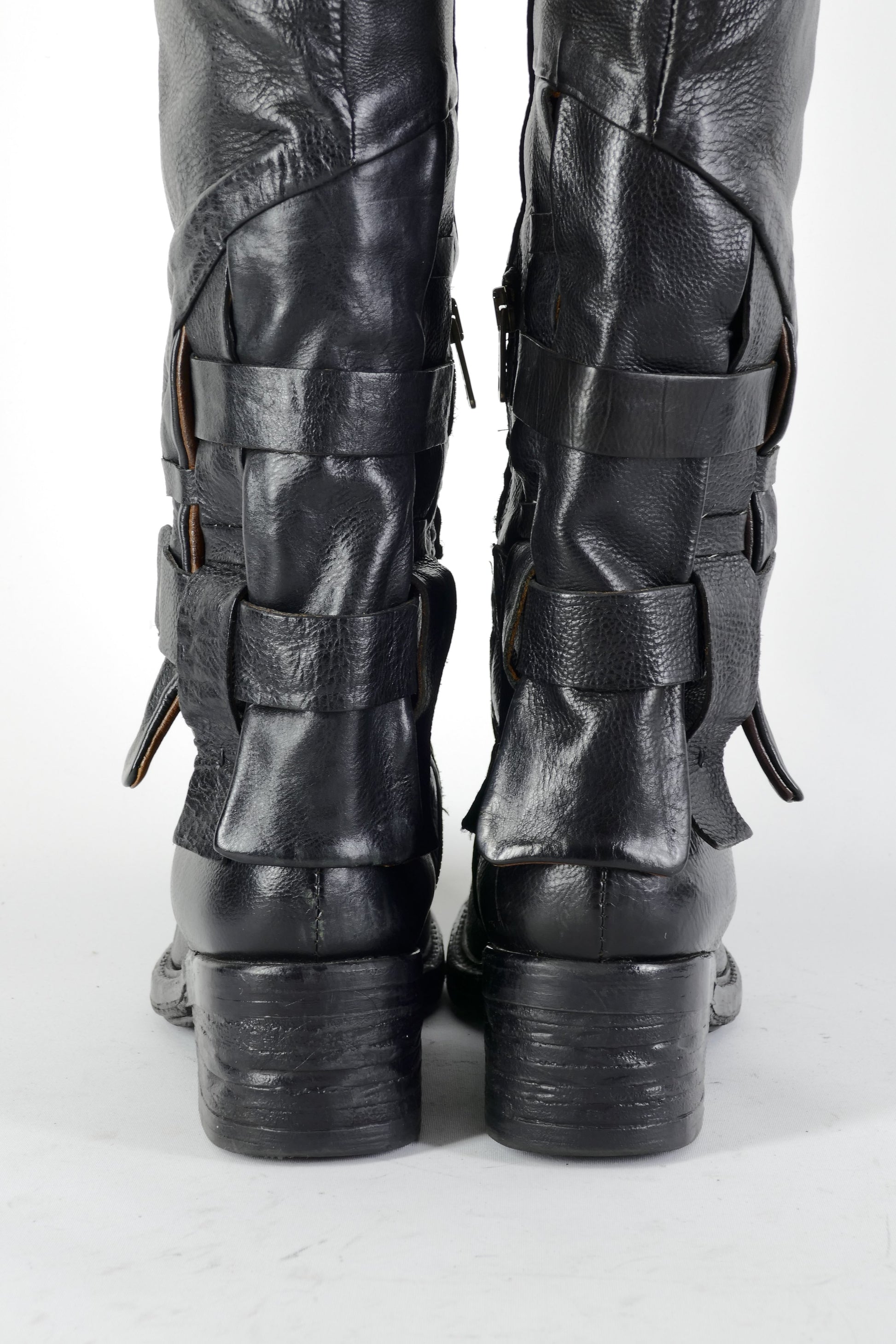 BUUTS AS98 Hohe Stiefel Leder schwarz 224092-6