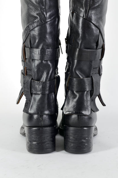 BUUTS AS98 Hohe Stiefel Leder schwarz 224092-6