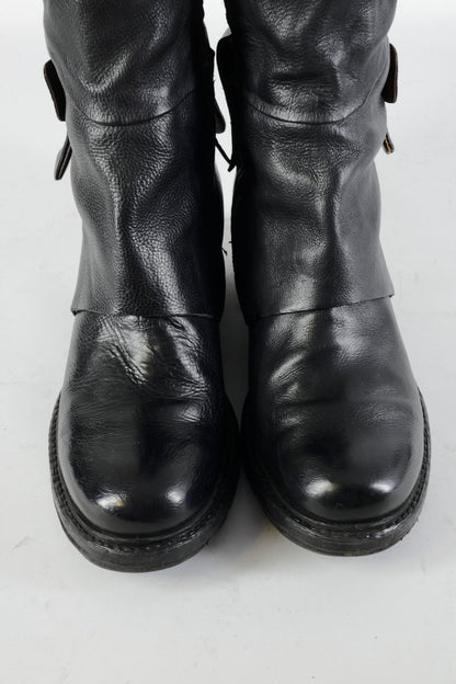 BUUTS AS98 Hohe Stiefel Leder schwarz 224092-7