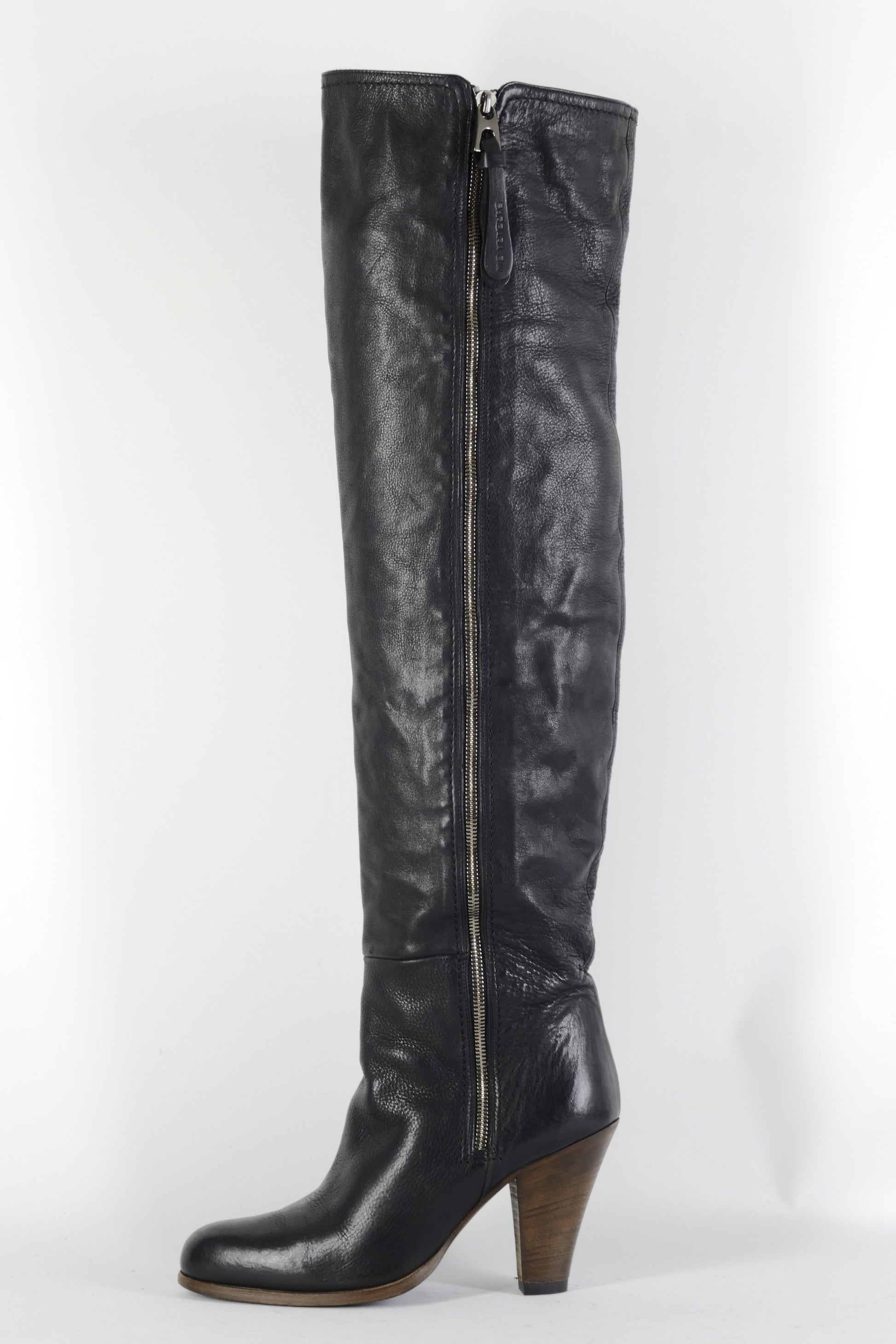 BUUTS Barbara Bui Overknees Leder schwarz 224093-1