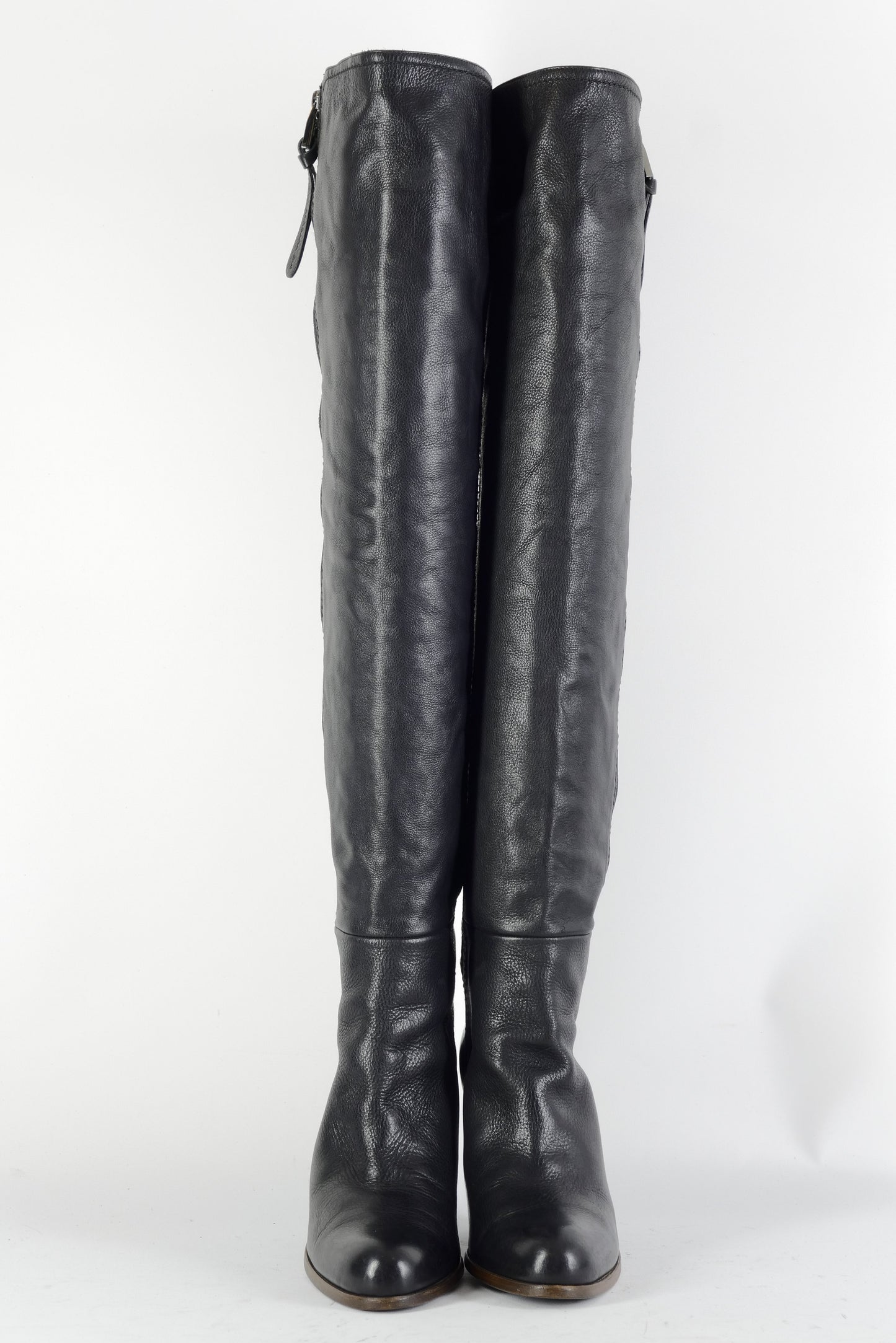 BUUTS Barbara Bui Overknees Leder schwarz 224093-4