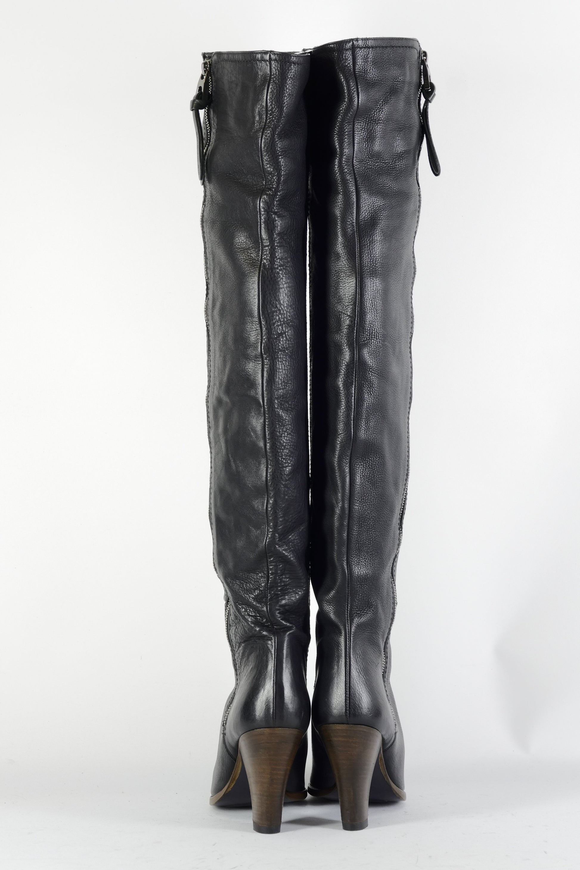 BUUTS Barbara Bui Overknees Leder schwarz 224093-5