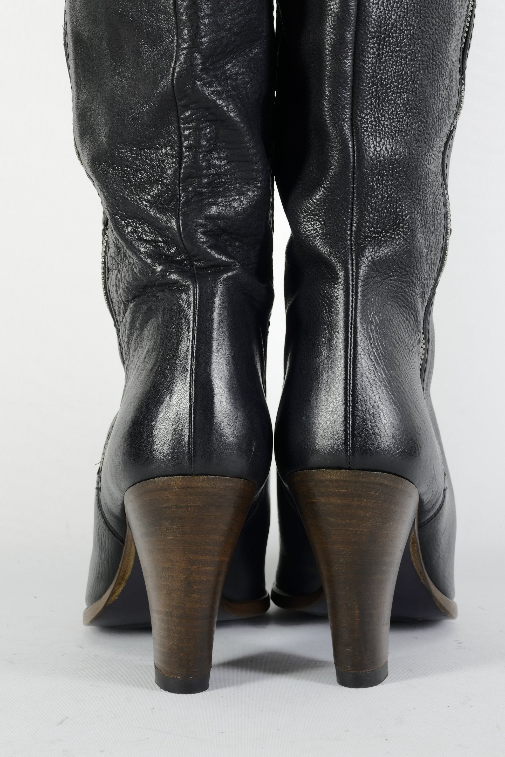BUUTS Barbara Bui Overknees Leder schwarz 224093-6