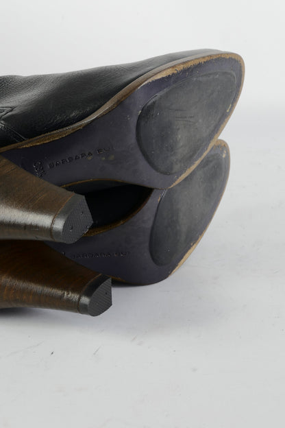 BUUTS Barbara Bui Overknees Leder schwarz 224093-8