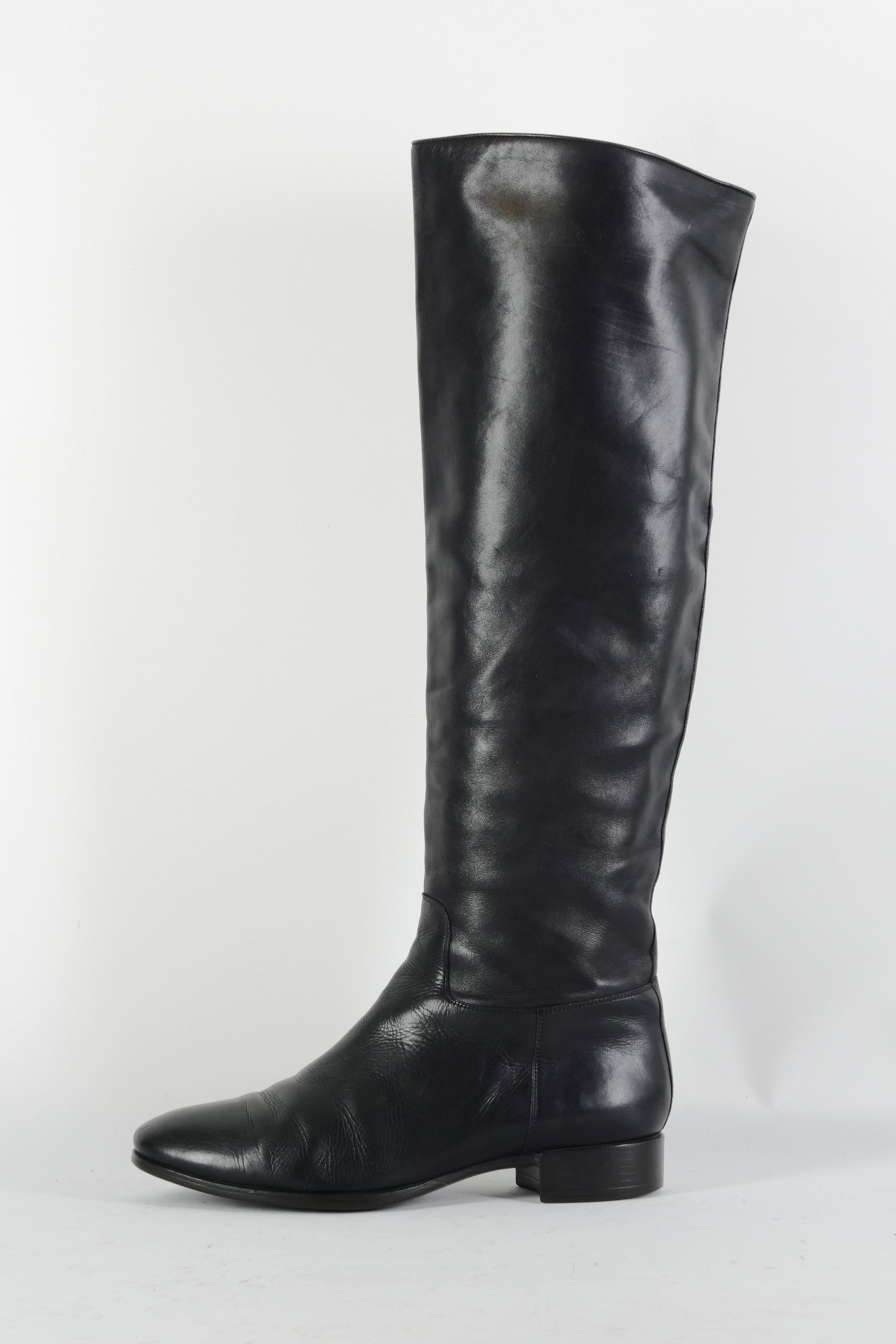 BUUTS Santoni Stiefel Leder schwarz 224094-1