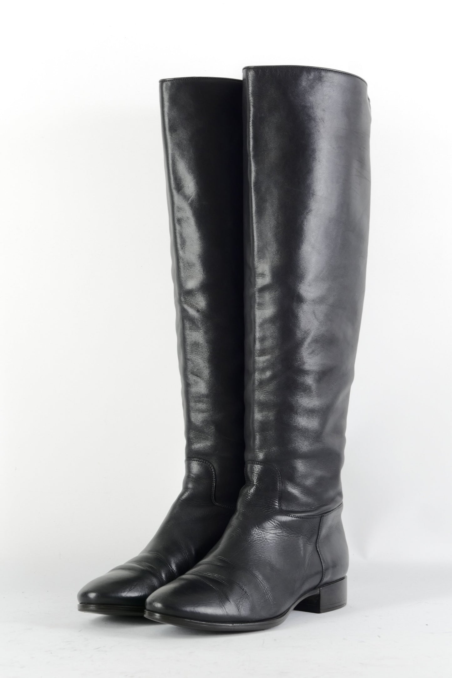 BUUTS Santoni Stiefel Leder schwarz 224094-2