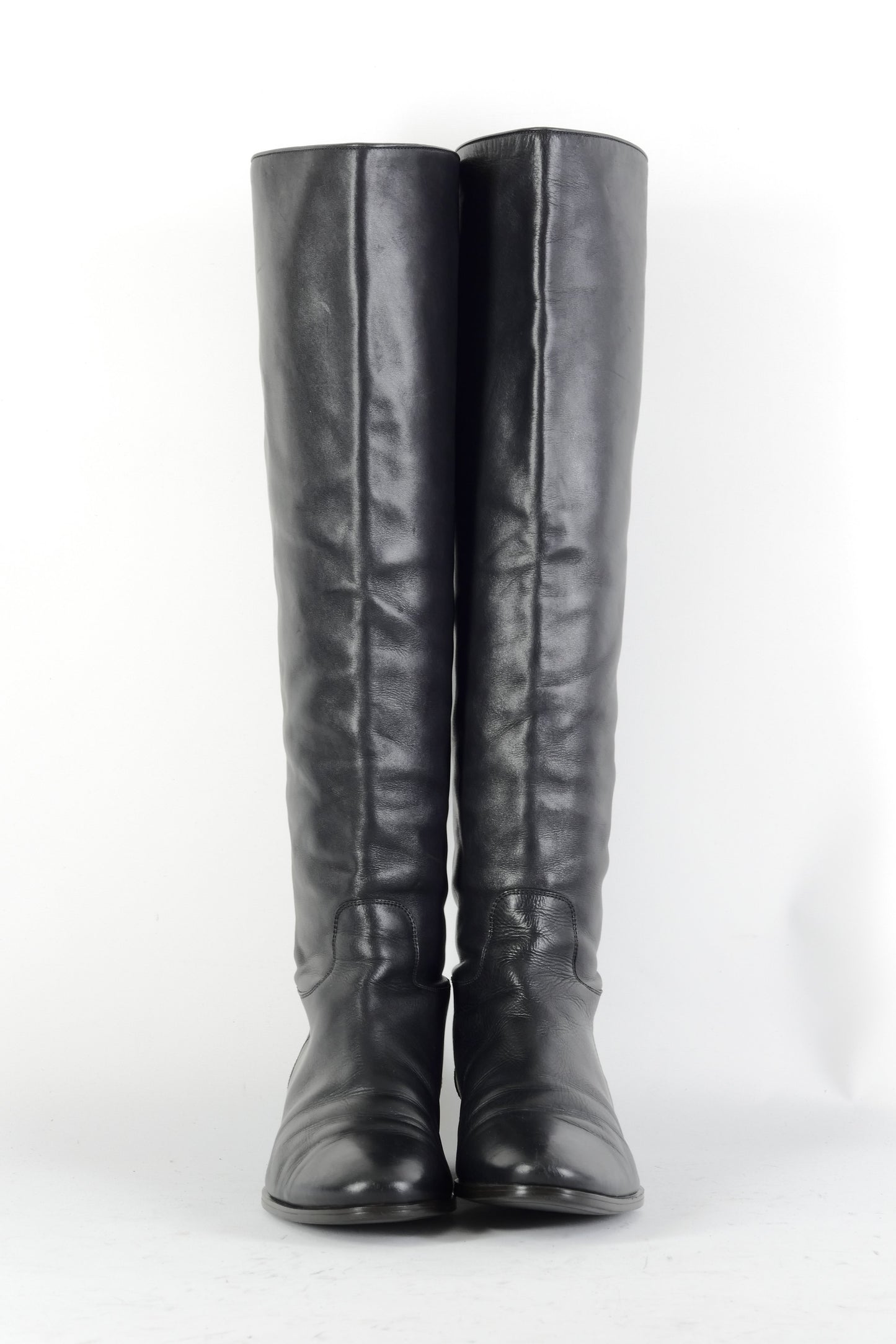 BUUTS Santoni Stiefel Leder schwarz 224094-4