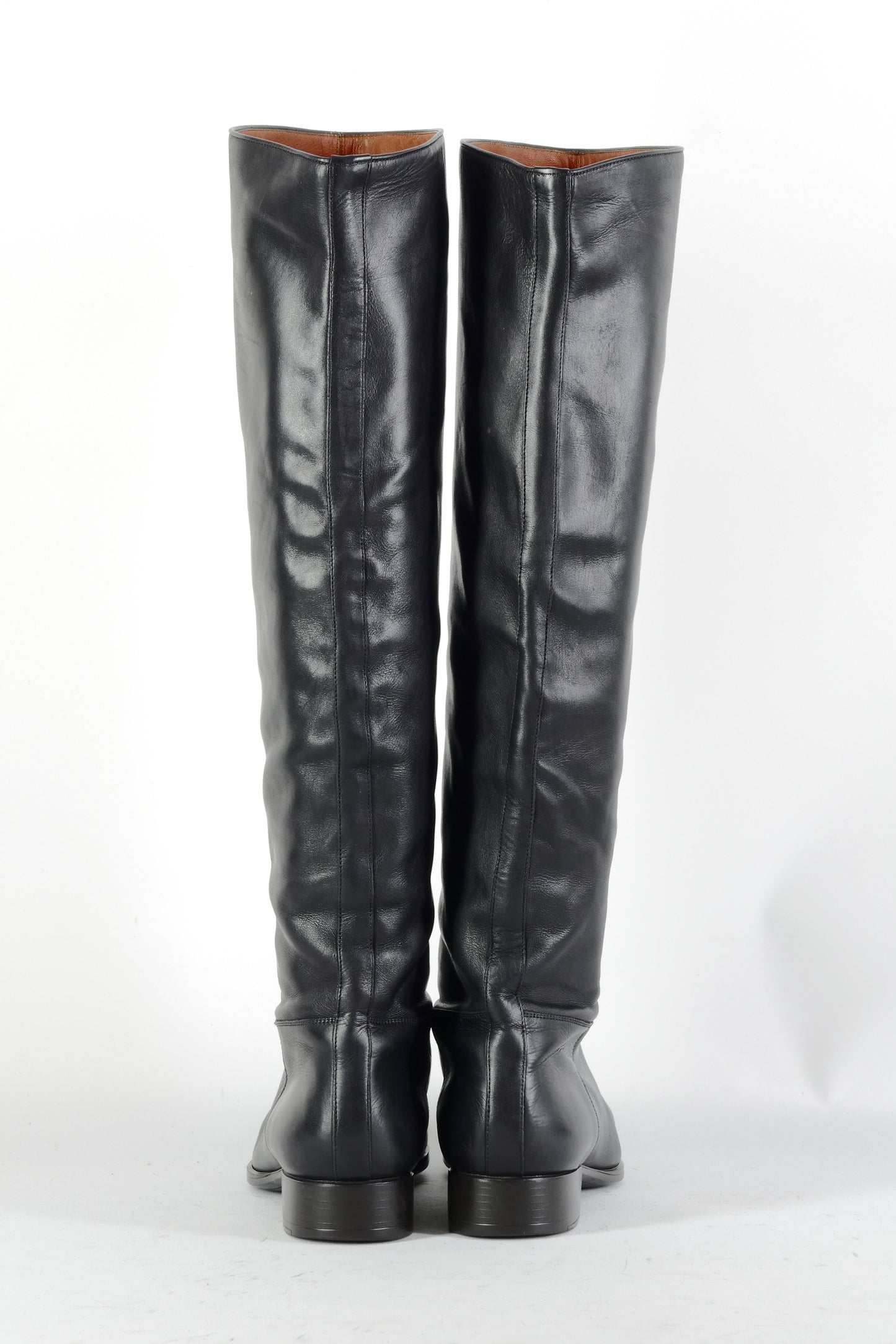 BUUTS Santoni Stiefel Leder schwarz 224094-5
